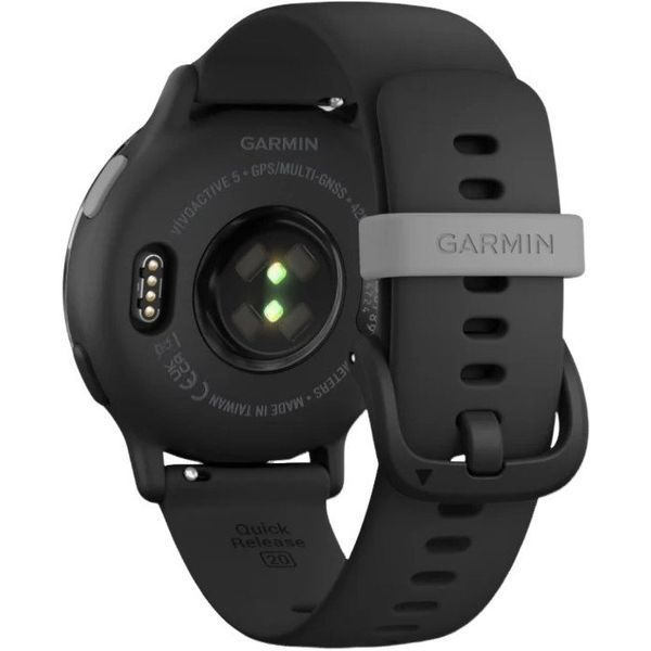 Смарт-годинник Garmin vivoactive 5 Slate Aluminum Bezel with Black Case and Silicone Band (010-02862-10/50) 035301 фото