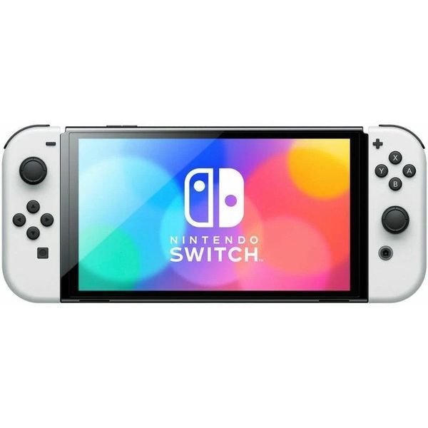 Портативна ігрова приставка Nintendo Switch OLED with White Joy-Con (045496453435) 034454 фото