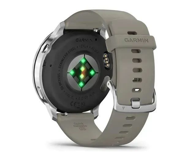 Смарт-годинник Garmin Venu 4 45 mm Silver with Silver Gray Silicone Band (010-03014-01) 614740 фото