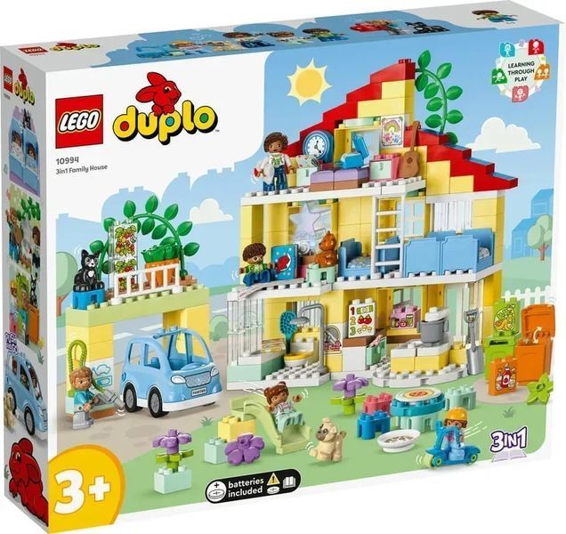 Блочный конструктор LEGO Duplo Семейный дом 3 в 1 (10994) 613390 фото