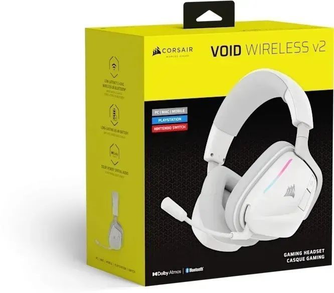 Навушники з мікрофоном Corsair Void Wireless v2 White (CA-9011380-WW) 596060 фото