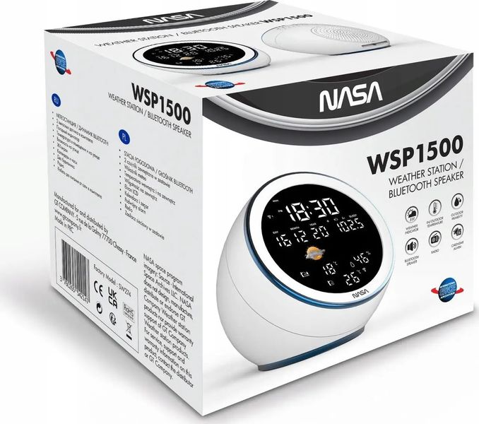 Метеостанція Nasa WSP1500 White 355731 фото