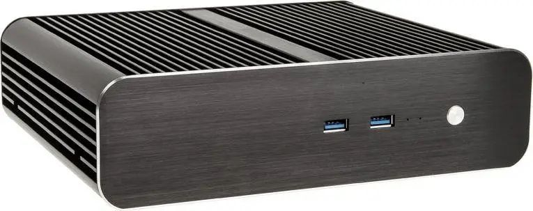 Корпус Akasa Euler S Fanless Thin Mini-ITX 2xUSB 3.0 A-ITX10-M1B 326619 фото