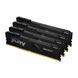 Память для настольных компьютеров Kingston Fury 64 GB (4x16GB) DDR4 3600 MHz Beast Black (KF436C18BBK4/64) 504399 фото 1
