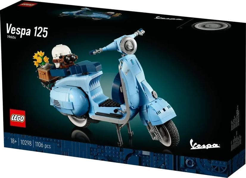 Авто-конструктор LEGO Icons Vespa 125 (10298) 613350 фото