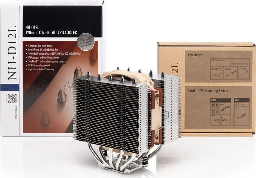 Повітряне охолодження Noctua NH-D12L 032875 фото