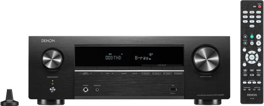 Домашний кинотеатр DENON AVR-X580BT + WILSON Scenix 5.0 Черный 2094724 фото