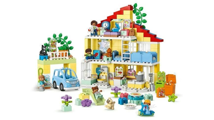 Блочный конструктор LEGO Duplo Семейный дом 3 в 1 (10994) 613390 фото