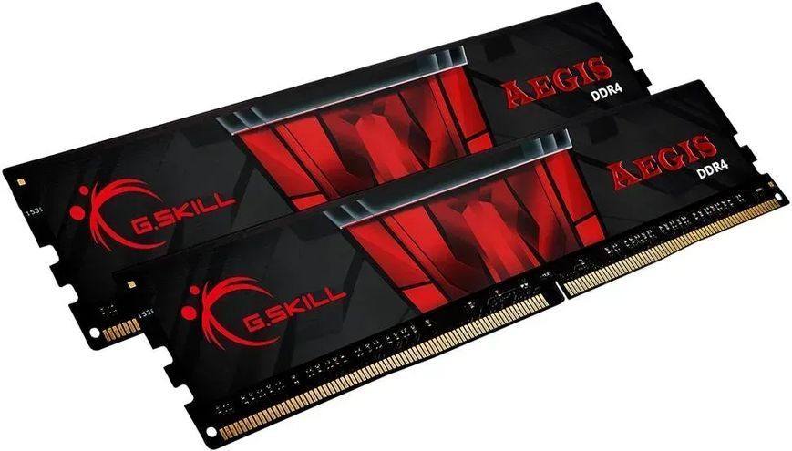 Память для настольных компьютеров G.Skill 16 GB (2x8GB) DDR4 2666 MHz Aegis (F4-2666C19D-16GIS) 338344ua фото