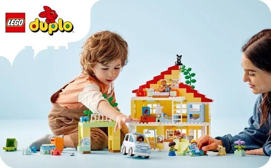Блочный конструктор LEGO Duplo Семейный дом 3 в 1 (10994) 613390 фото