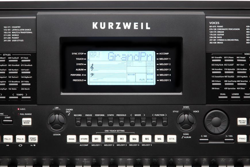 Клавіатура KURZWEIL KP300X Чорний 2008918 фото