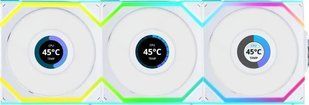 Вентилятор Lian Li Uni Fan SL Wireless LCD 120 Reverse Blade White 3-pack (12RSLLCD1W3W) 550324 фото