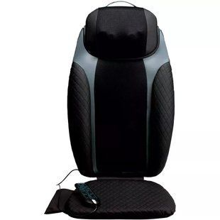 Масажна накидка на крісло HoMedics 2-in-1 Shiatsu Massage Cushion and Cordless Body Massager (MCS-950HJ) 021563 фото