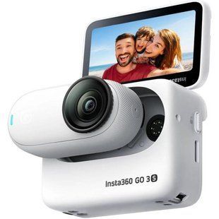 Екшн-камера Insta360 GO 3S 4K Standard Bundle 128GB White (CINSAATA_GO3S04) 014409 фото