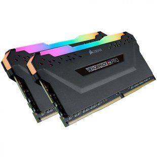 Пам'ять для настільних комп'ютерів Corsair 32 GB (2x16GB) DDR4 3000 MHz Vengeance RGB PRO (CMW32GX4M2D3000C16) 027575 фото