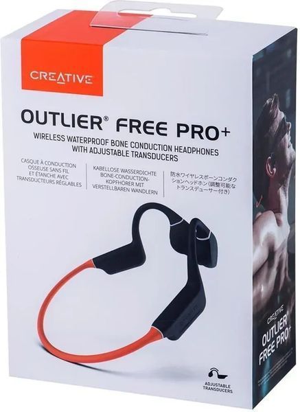 Наушники с микрофоном Creative Outlier Free Pro Plus Orange 608411 фото