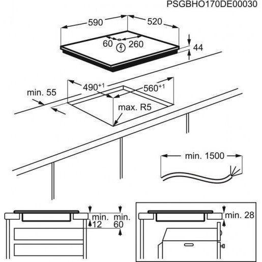Варочная поверхность электрическая Electrolux LIR60430BW 007162 фото