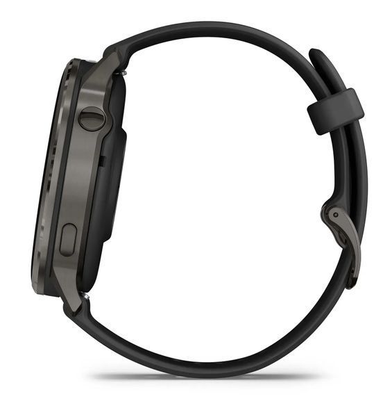 Смарт-годинник Garmin Venu 4 45 mm Slate with Black Silicone Band (010-03014-00) 614664 фото