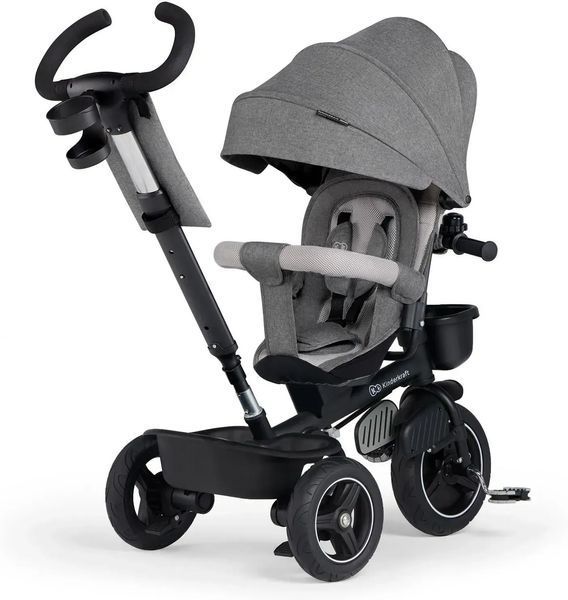 Дитячий триколісний велосипед KinderKraft Spinstep Platinum Grey (RSPST00GRY0000) 604853 фото