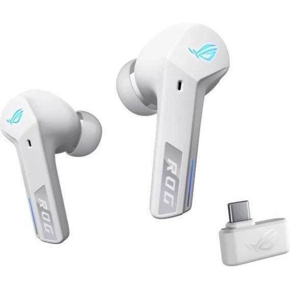 Навушники TWS ASUS ROG Cetra True Wireless SpeedNova Moonlight White (90YH03Y0-BTUA10) 029196 фото