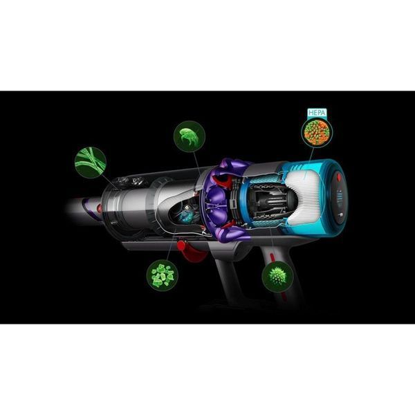 Пилосос 2в1 (вертикальний + ручний) Dyson Gen5detect Absolute Nickel/Purple (446989-01) 032204 фото