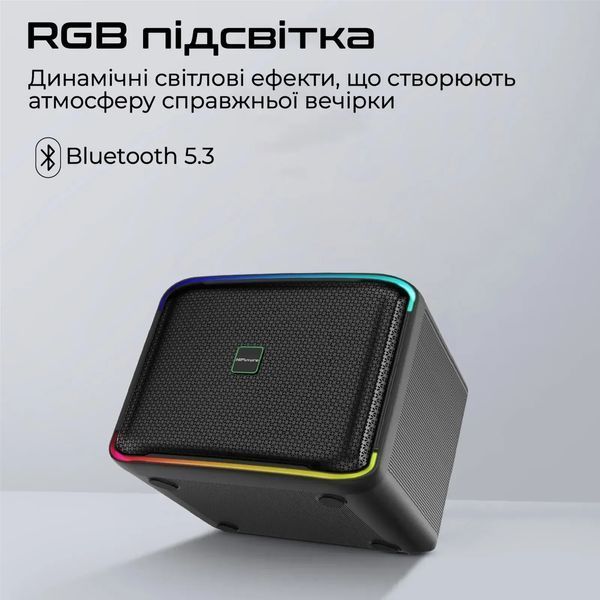 Портативна колонка HiFuture Event Horizon 100W Black (event horizon.black) 579968ua фото