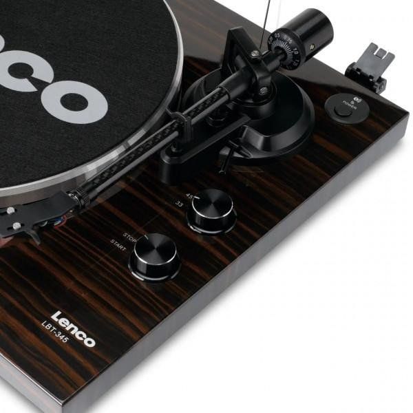 Проигрыватель винила Lenco LBT-345 Walnut 039391 фото