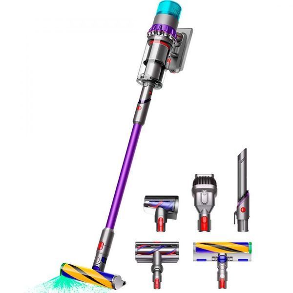 Пилосос 2в1 (вертикальний + ручний) Dyson Gen5detect Absolute Nickel/Purple (446989-01) 032204 фото