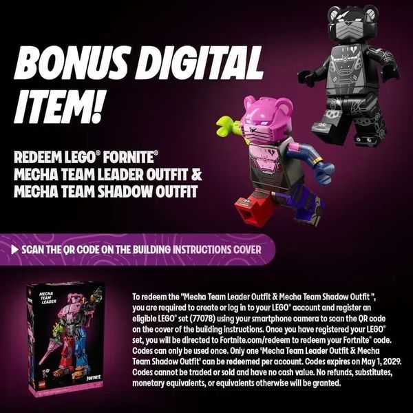 Блоковий конструктор LEGO Fortnite Mecha Team Leader (77078) 613466 фото
