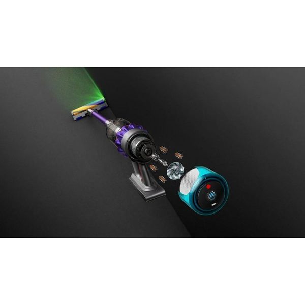 Пилосос 2в1 (вертикальний + ручний) Dyson Gen5detect Absolute Nickel/Purple (446989-01) 032204 фото