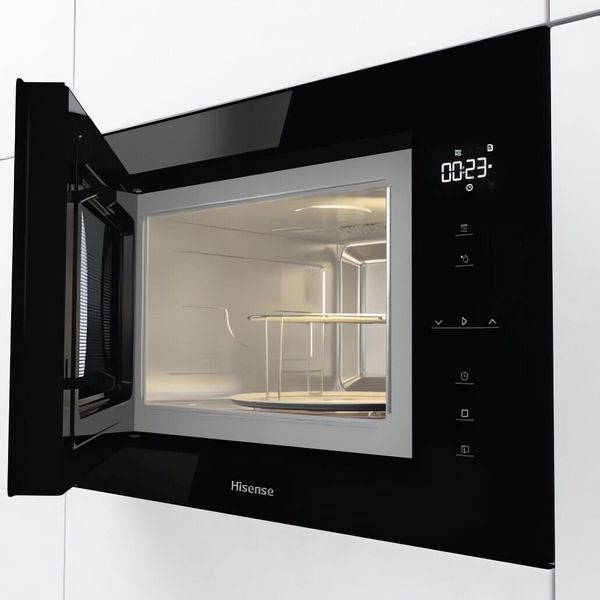 Мікрохвильова піч HISENSE BIM325G62BG2 900 Вт діаметр 31.5 см об'єм 25 л Чорний 2001395 фото