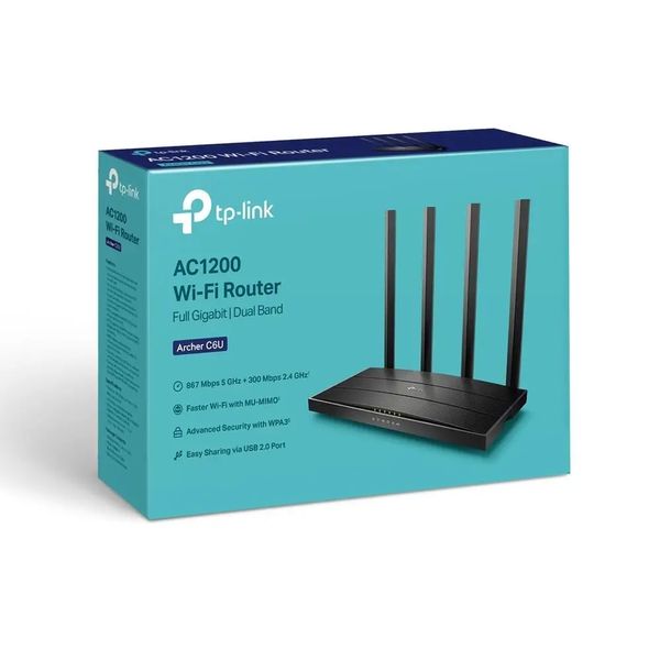 Беспроводной маршрутизатор (роутер) TP-Link Archer C6U 349640 фото