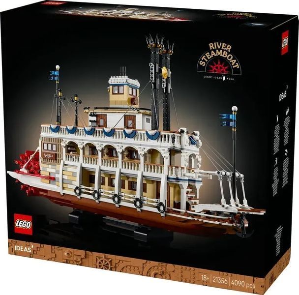 Блочный конструктор LEGO Ideas Речной пароход (21356) 613517 фото