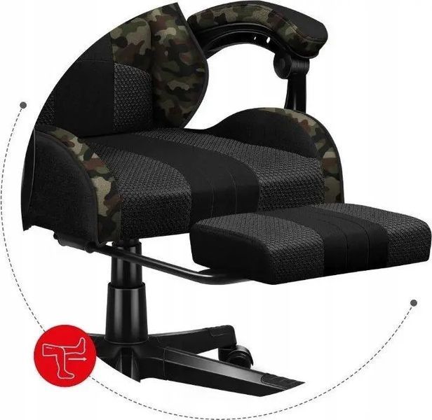 Компьютерное кресло для геймера Huzaro Force 4.7 Camo Mesh 018760 фото