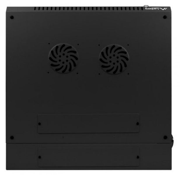 Шкаф RACK LANBERG 19" 12U WF02-6612-10B 600 x 600 мм, настенный, черный 470948 фото