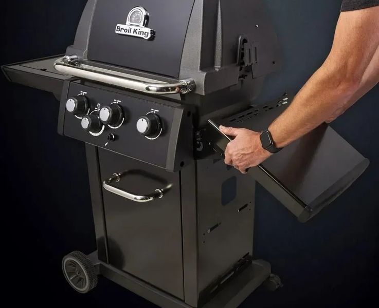 Гриль газовий мобільний Broil King Royal 340 Shadow 604552 фото