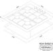 Варочная поверхность газовая Kernau KGH 6482 X 342344ua фото 3