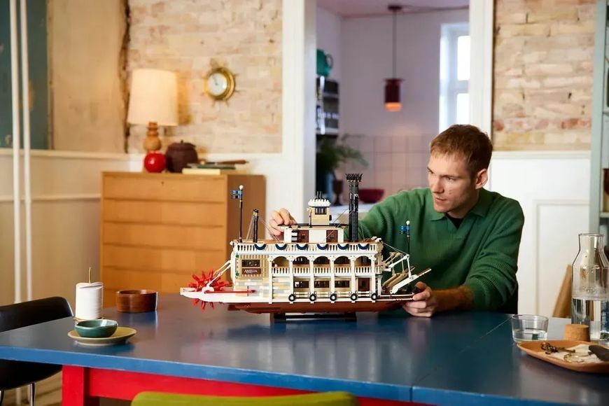 Блочный конструктор LEGO Ideas Речной пароход (21356) 613517 фото