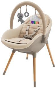Дитячий стільчик для годування KINDERKRAFT Fini Up 2в1 Бежевий 2119472 фото