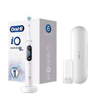 Електрична зубна щітка Oral-B iO Series 8N White Alabaster 012813 фото