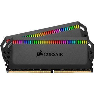 Пам'ять для настільних комп'ютерів Corsair 32 GB (2x16GB) DDR4 3466 MHz Dominator Platinum (CMT32GX4M2C3466C16) 027576 фото
