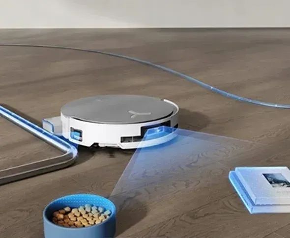 Робот-пилосос з вологим прибиранням Ecovacs Deebot X8 Omni White 598544 фото