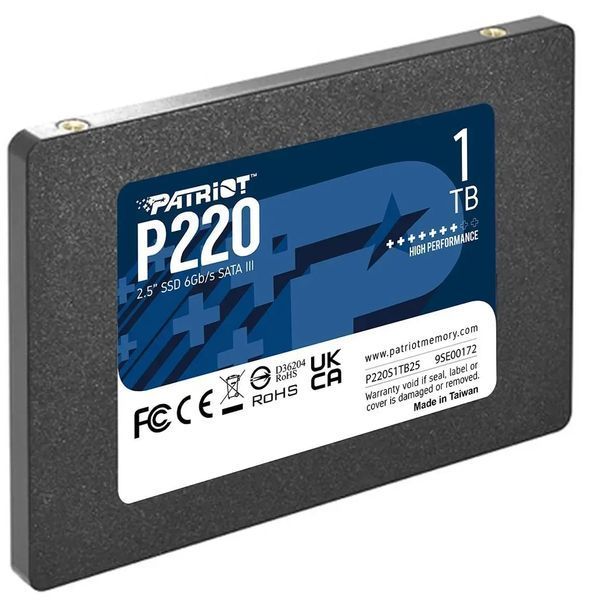 SSD накопичувач PATRIOT P220 1 TB (P220S1TB25) 458935ua фото