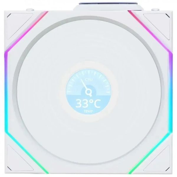 Вентилятор Lian Li Uni Fan TL120 LCD Wireless 3-pack White (12RTLLCD1W3W) 585371 фото