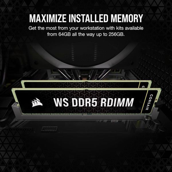 Пам'ять для настільних комп'ютерів Corsair 128 GB (4x32GB) DDR5 5600 MHz WS (CMA128GX5M4B5600C40) 027802 фото