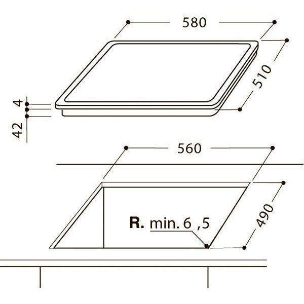 Варочная поверхность электрическая Whirlpool AKT 8210 LX 007263 фото