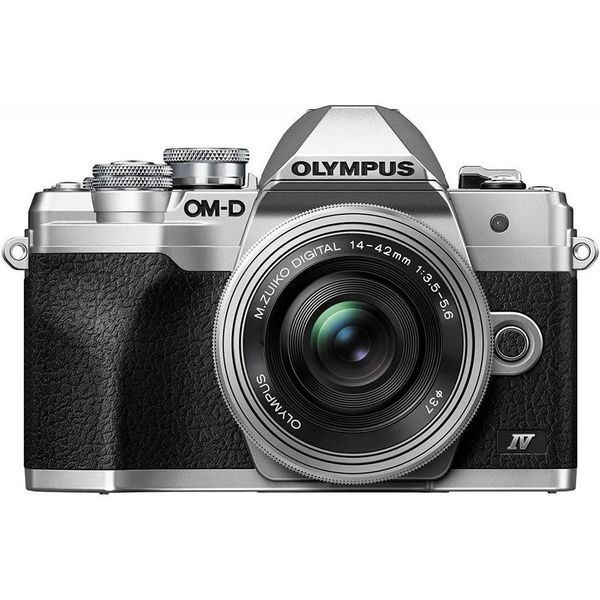 бездзеркальний фотоапарат Olympus OM-D E-M10 Mark IV kit (14-42mm) Silver 004332 фото