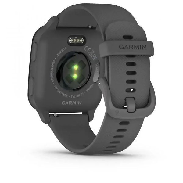 Смарт-годинник Garmin Venu Sq 2 Slate Aluminum Bezel with Shadow Gray Case and Silicone Band (010-02701-00/10/80) 612683 фото
