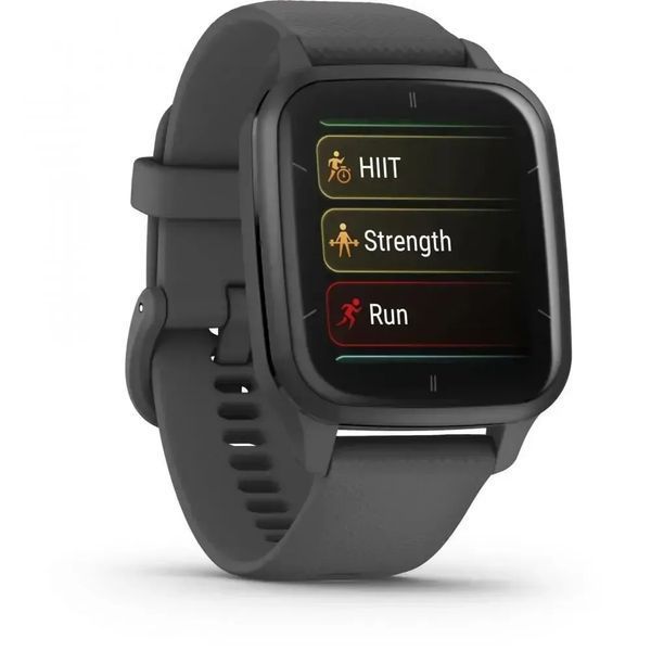 Смарт-годинник Garmin Venu Sq 2 Slate Aluminum Bezel with Shadow Gray Case and Silicone Band (010-02701-00/10/80) 612683 фото