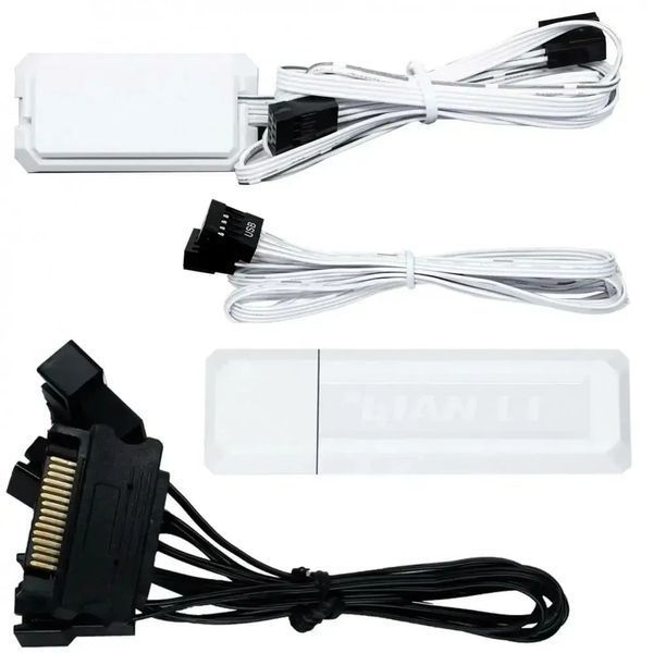 Вентилятор Lian Li Uni Fan TL120 LCD Wireless 3-pack White (12RTLLCD1W3W) 585371 фото
